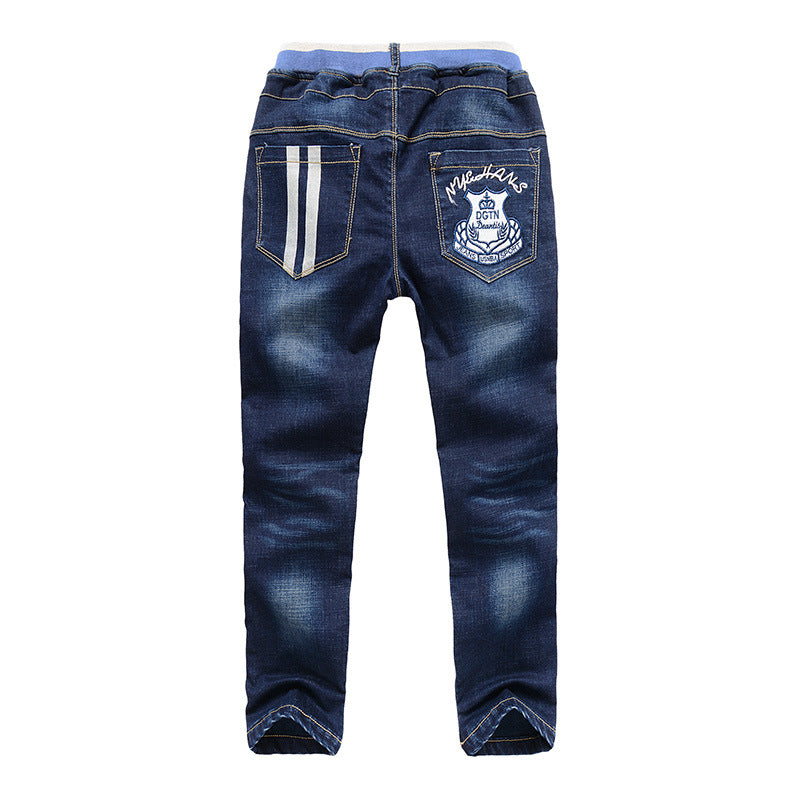 Warme Jungenjeans aus Fleece