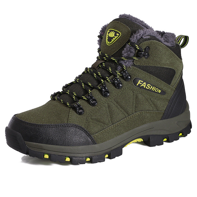 Winter Outdoor Hohe Baumwolle gepolsterte Schuhe Sportkletterschuhe