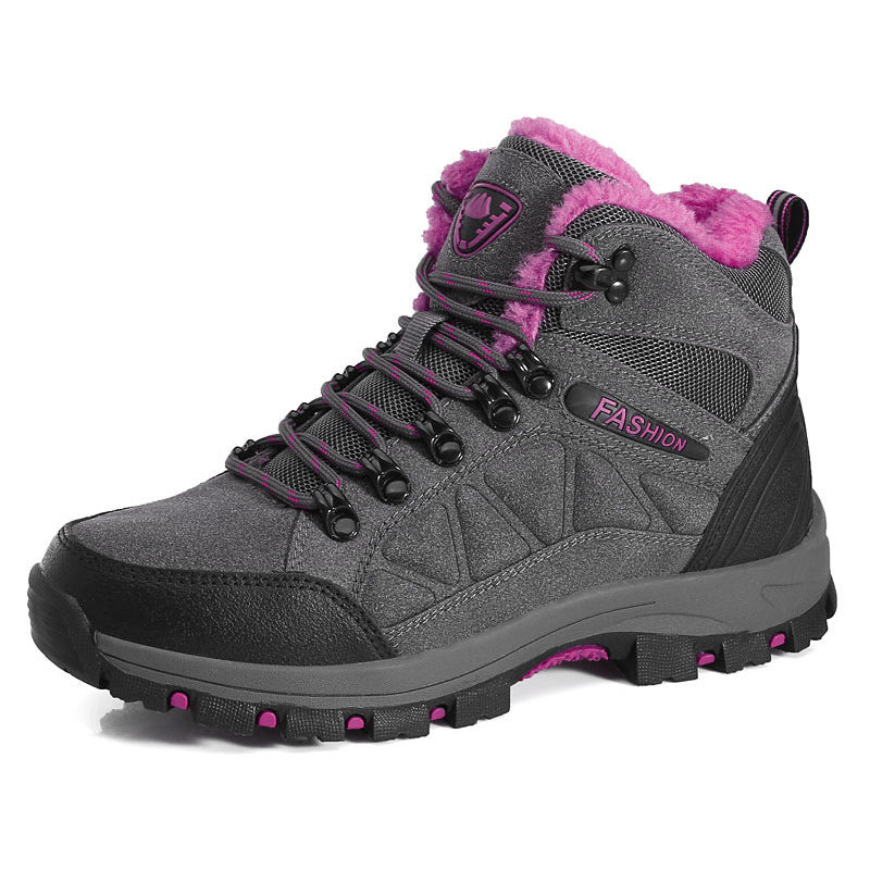 Winter Outdoor Hohe Baumwolle gepolsterte Schuhe Sportkletterschuhe