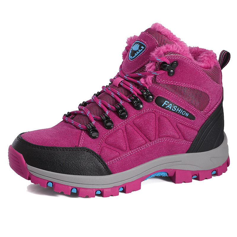 Winter Outdoor Hohe Baumwolle gepolsterte Schuhe Sportkletterschuhe