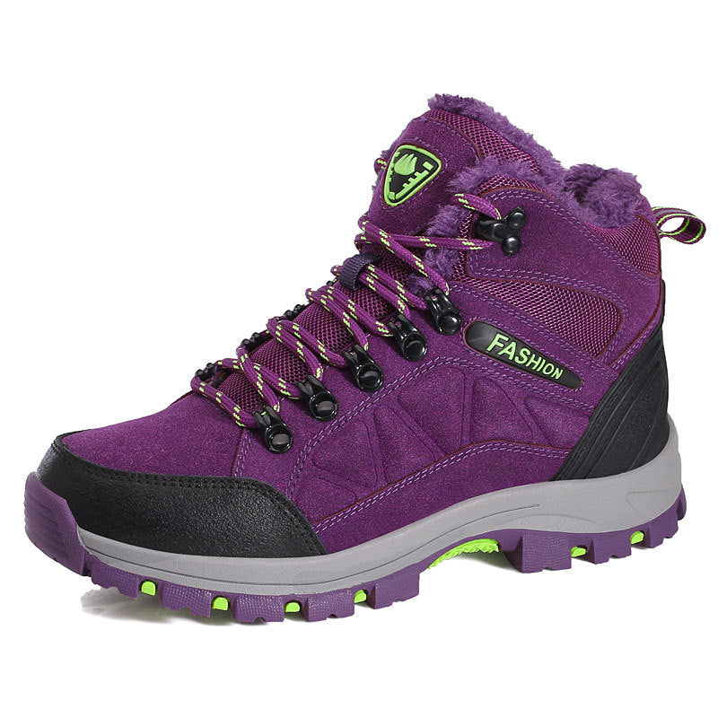 Winter Outdoor Hohe Baumwolle gepolsterte Schuhe Sportkletterschuhe