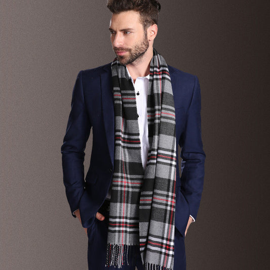 Männerschal Stil Europa warm Tartan